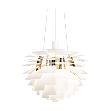 Candeeiro suspenso PH Artichoke Ø48 cm - Soft white-brass metallised - Louis Poulsen