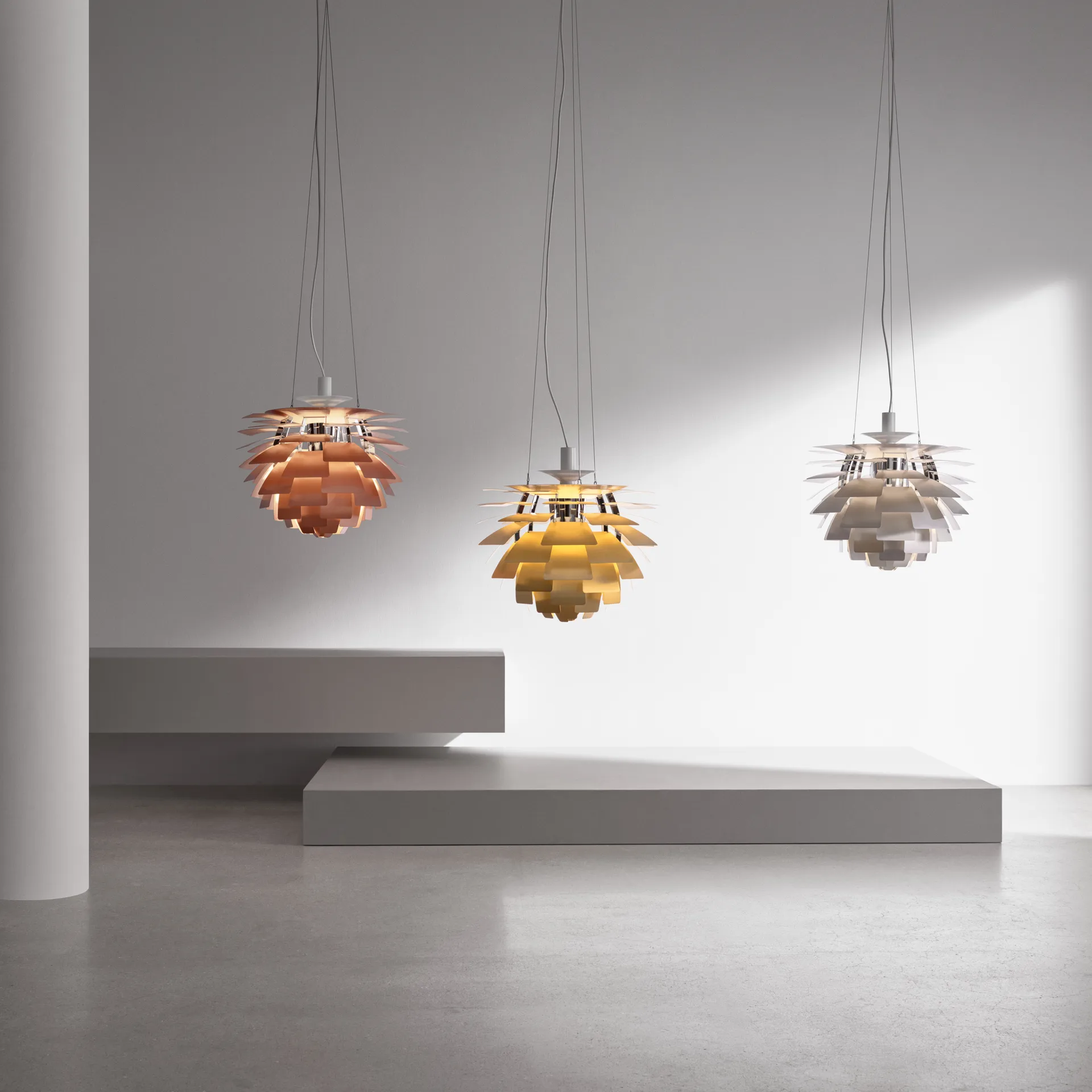 Candeeiro suspenso PH Artichoke Ø60 cm, Cobre Louis Poulsen