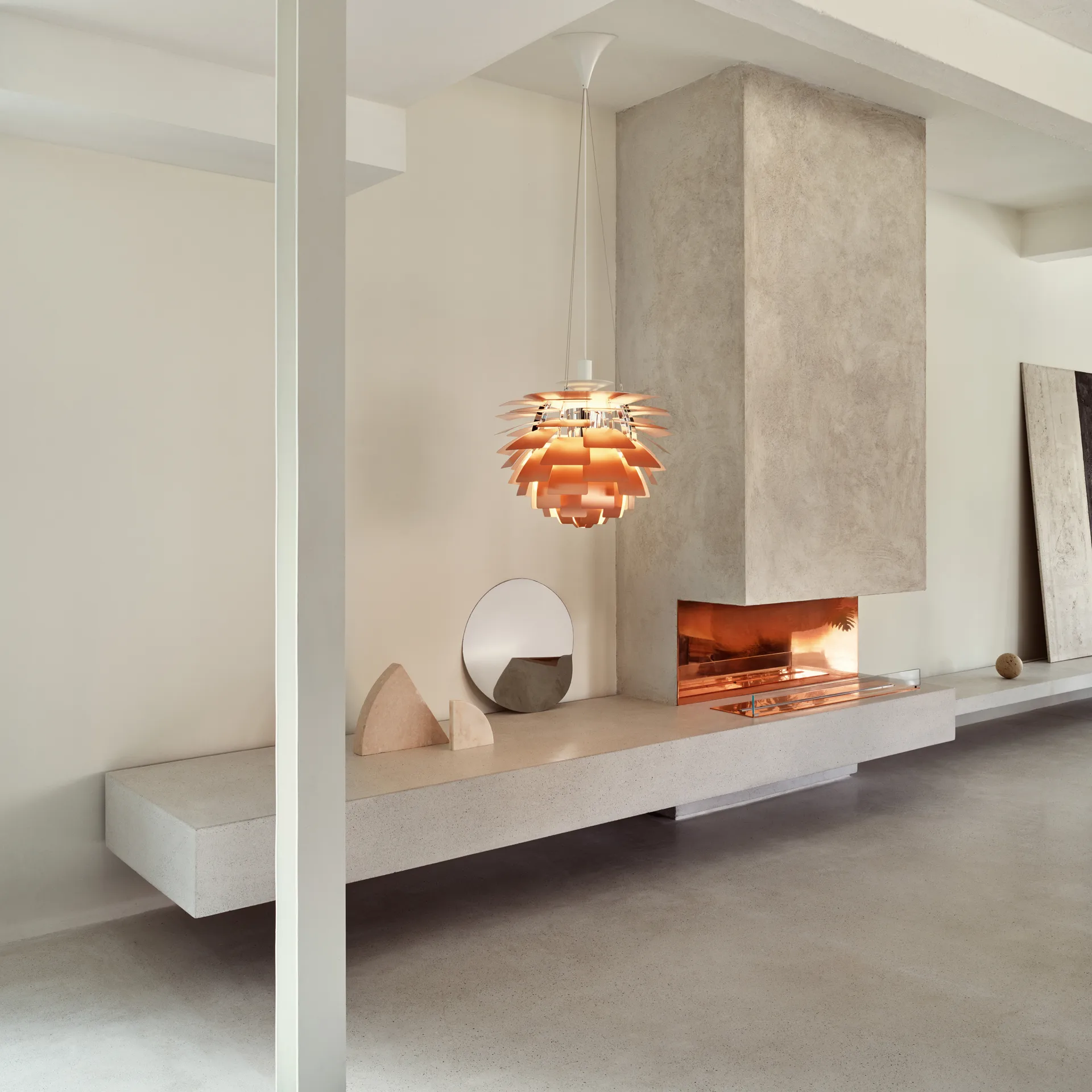 Candeeiro suspenso PH Artichoke Ø60 cm, Cobre Louis Poulsen