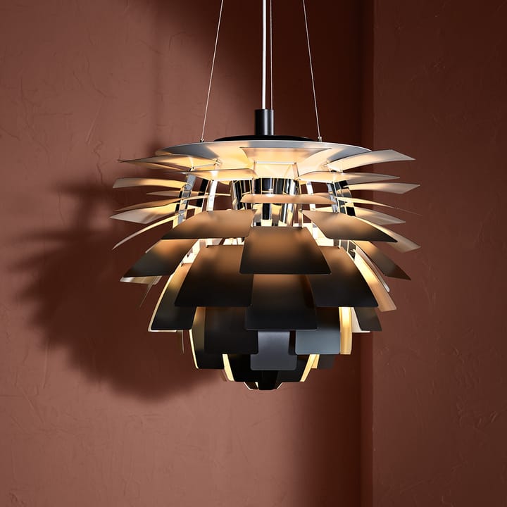 Candeeiro suspenso PH Artichoke Ø60 cm, Preto Louis Poulsen
