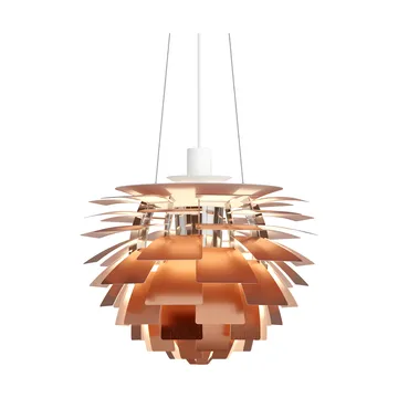 Candeeiro suspenso PH Artichoke LED - Cobre, Ø48 cm - Louis Poulsen
