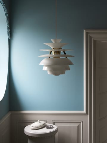 Candeeiro suspenso PH Snowball - Dusty blue-brass - Louis Poulsen
