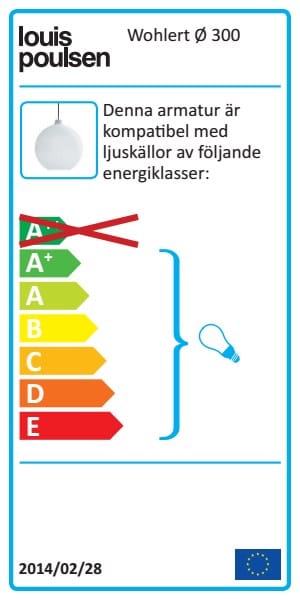 Candeeiro suspenso Wohlert Ø30 cm, White opal glass Louis Poulsen