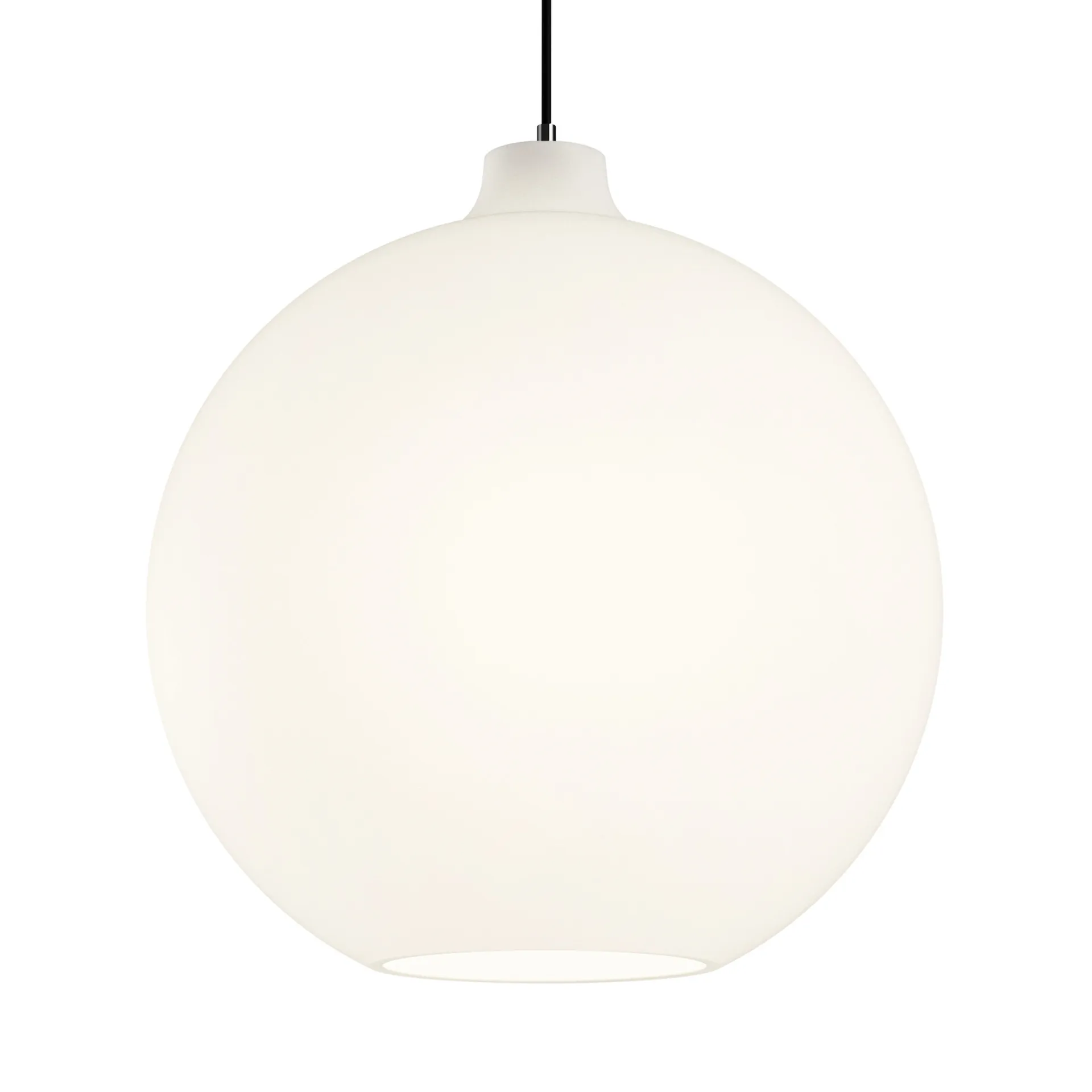 Candeeiro suspenso Wohlert Ø35 cm, White opal glass Louis Poulsen