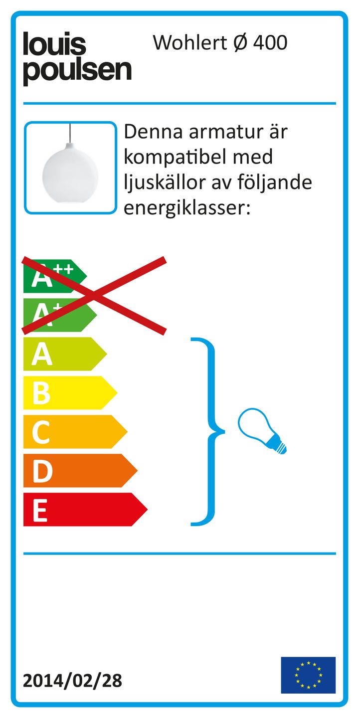 Candeeiro suspenso Wohlert Ø40 cm, White opal glass Louis Poulsen