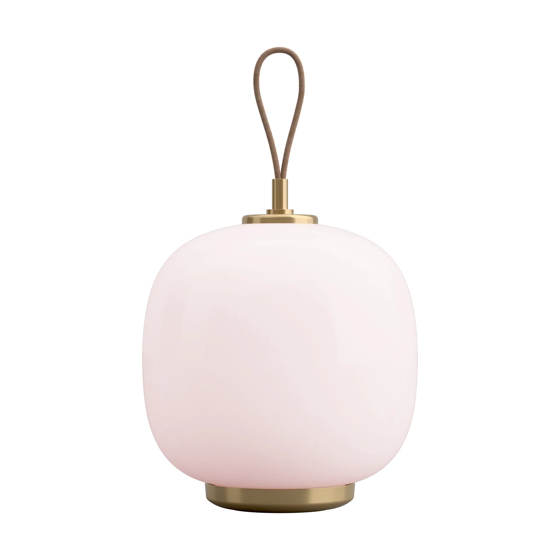 Lâmpada portátil VL45 Radiohus Ø17,5 cm, Brass-pale rose glass Louis Poulsen