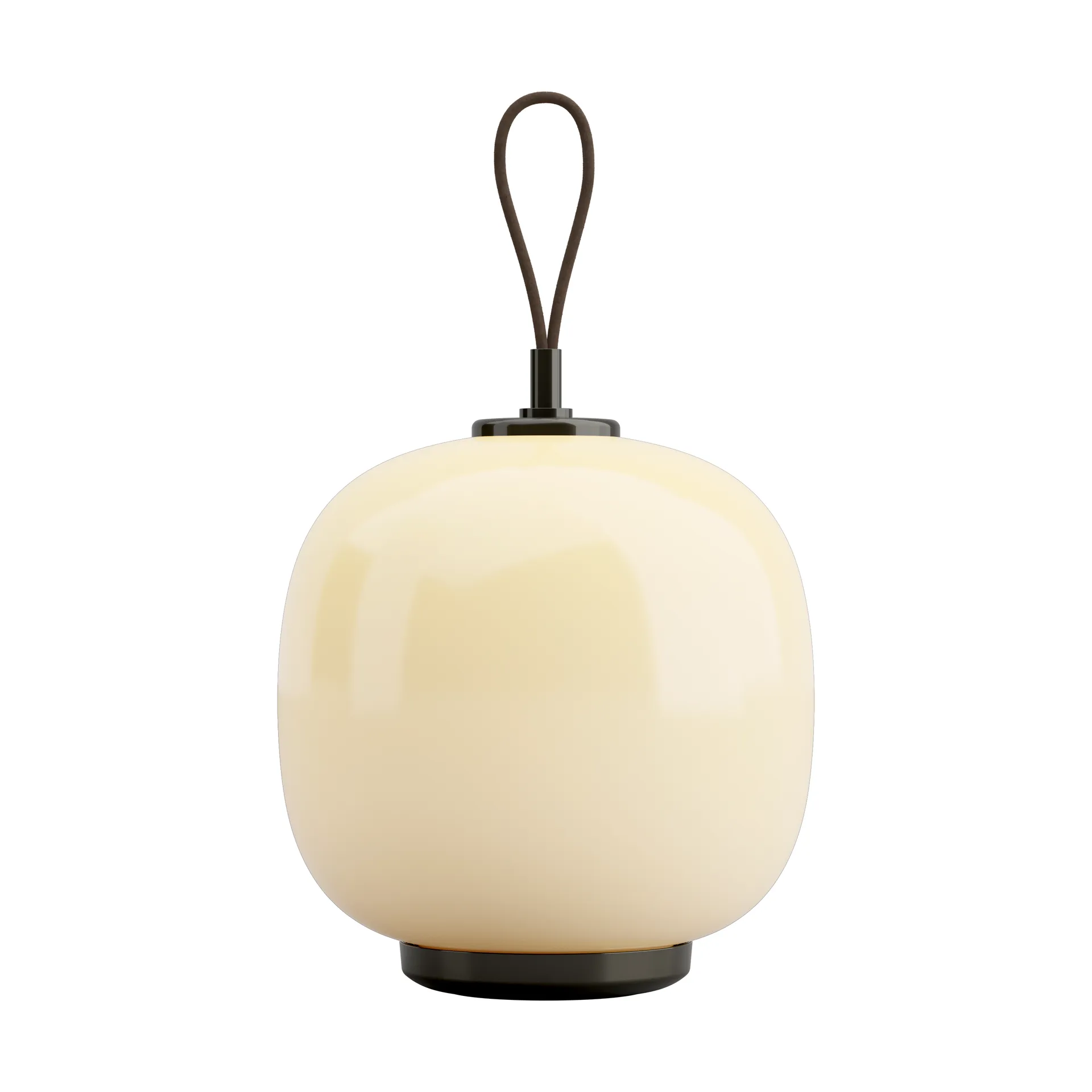 Lâmpada portátil VL45 Radiohus Ø17,5 cm, Brass-pale yellow glass Louis Poulsen