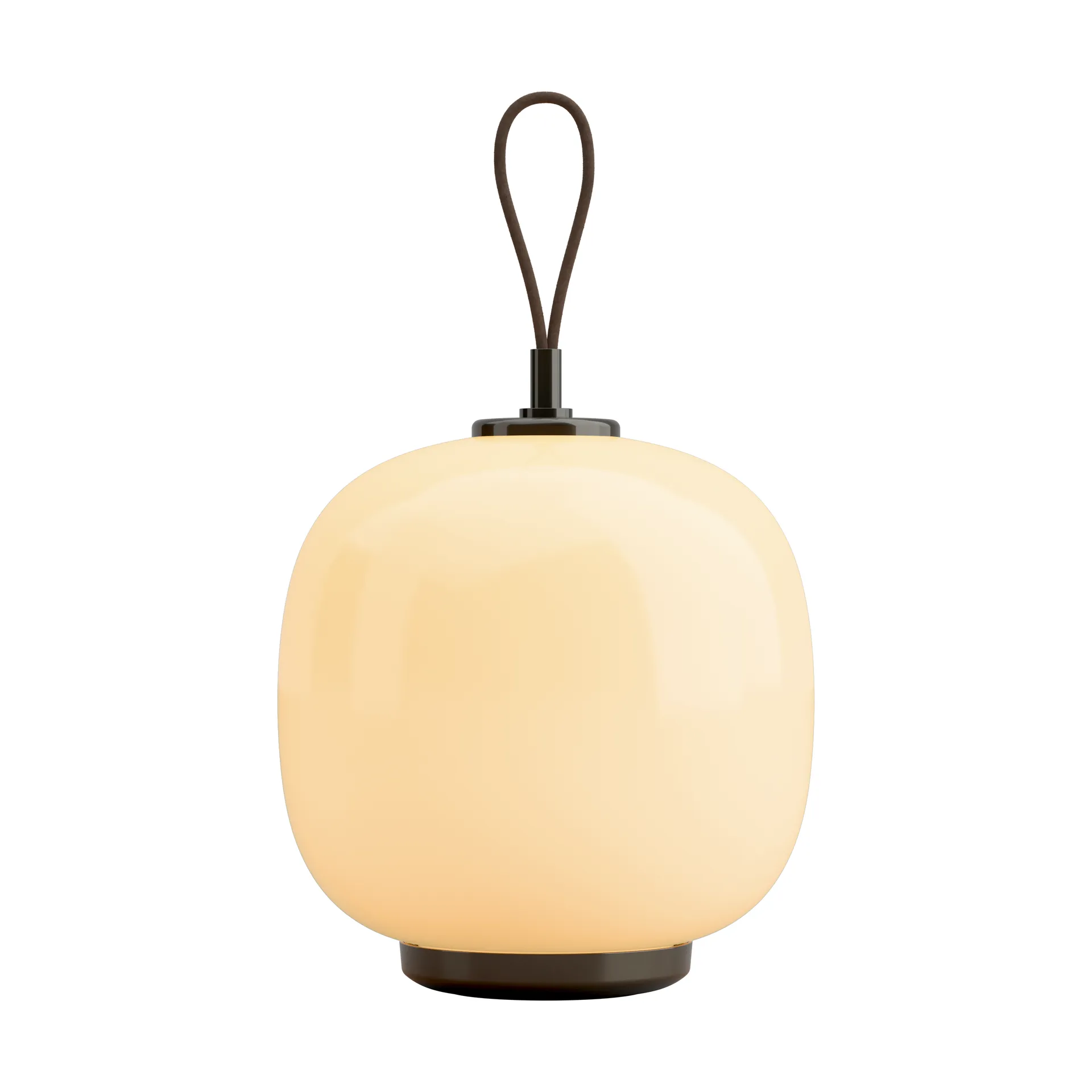 Lâmpada portátil VL45 Radiohus Ø17,5 cm, Brass-pale yellow glass Louis Poulsen