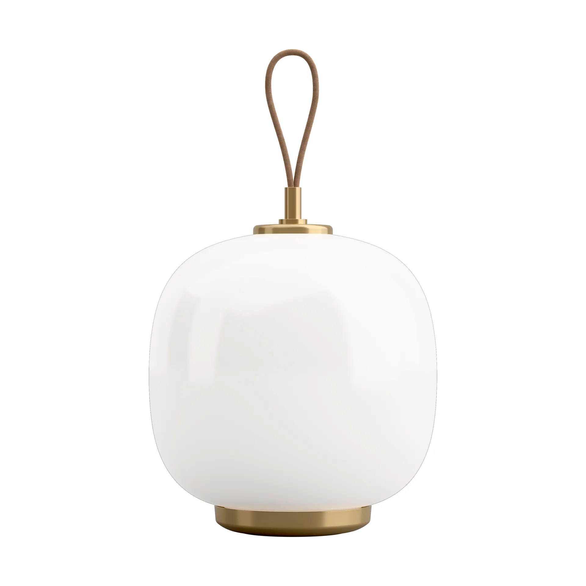 Lâmpada portátil VL45 Radiohus Ø17,5 cm, Brass-white opal glass Louis Poulsen