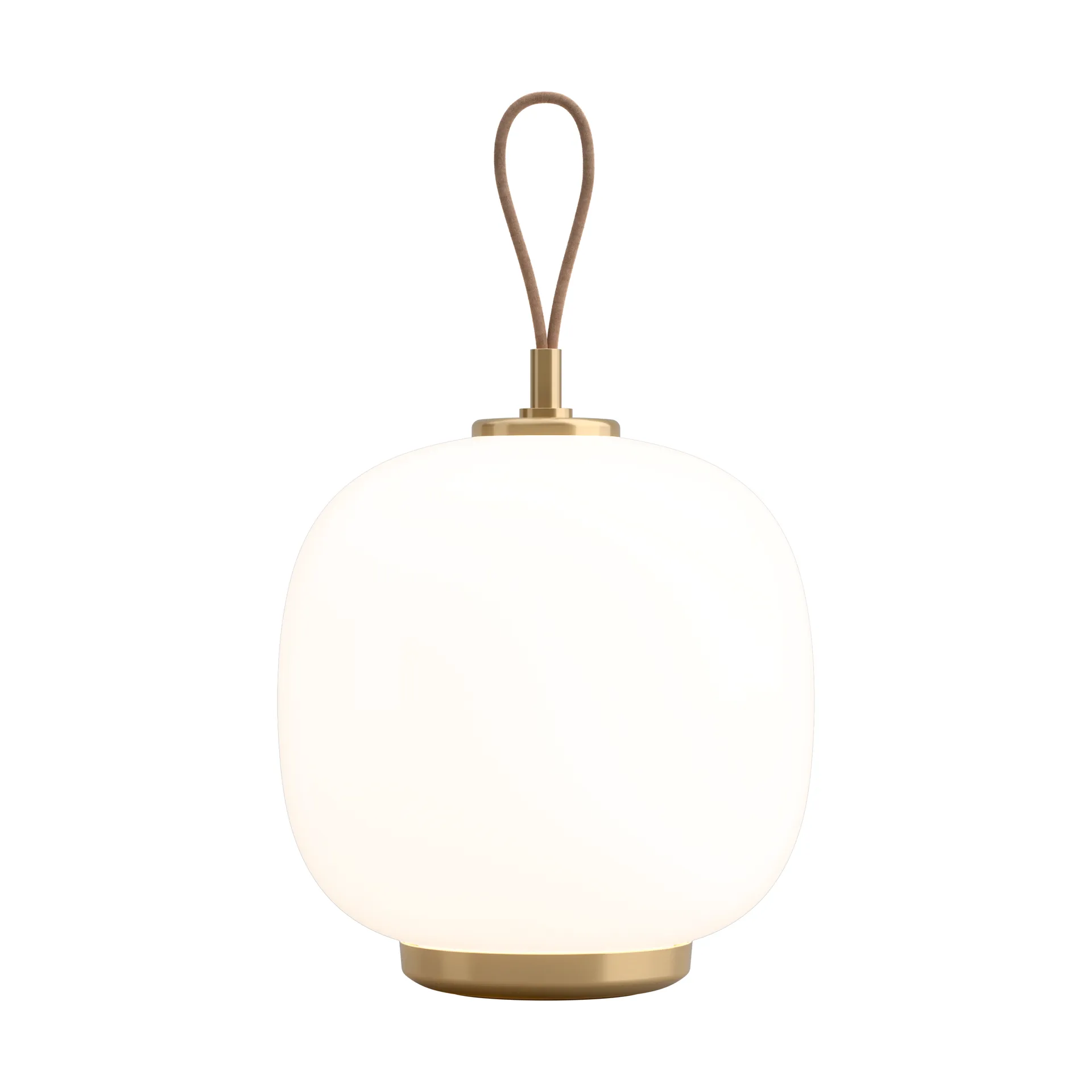Lâmpada portátil VL45 Radiohus Ø17,5 cm, Brass-white opal glass Louis Poulsen
