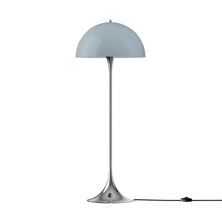 Panthella 500 candeeiro de pé - Original opal azul‑cinzento - Louis Poulsen
