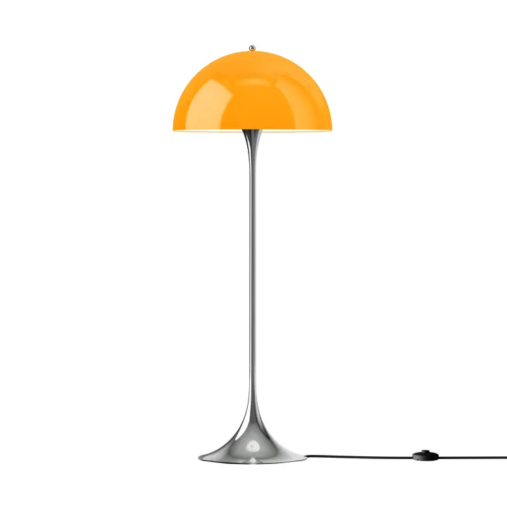 Panthella 500 candeeiro de pé - Original opal laranja - Louis Poulsen