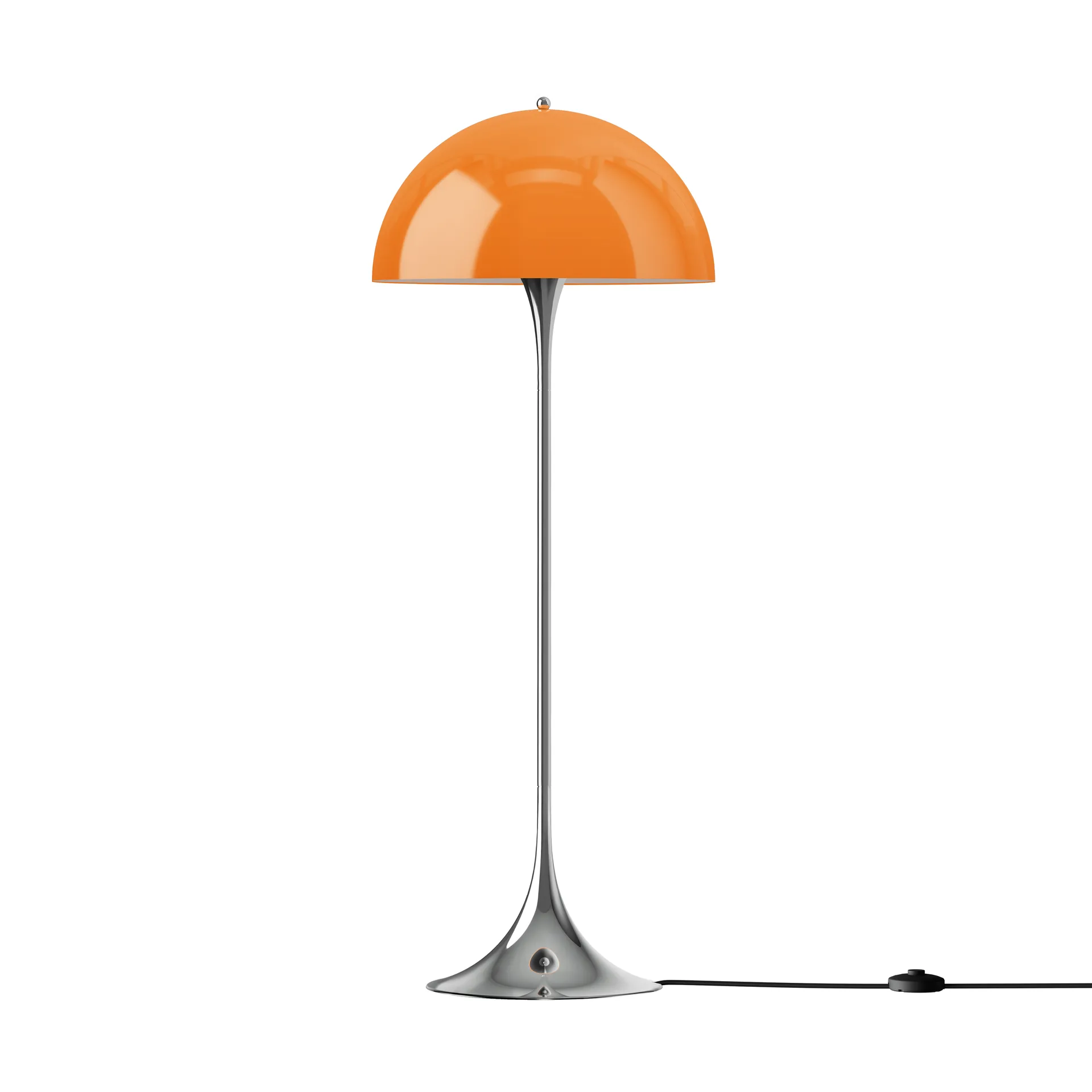 Panthella 500 candeeiro de pé, Original opal laranja Louis Poulsen