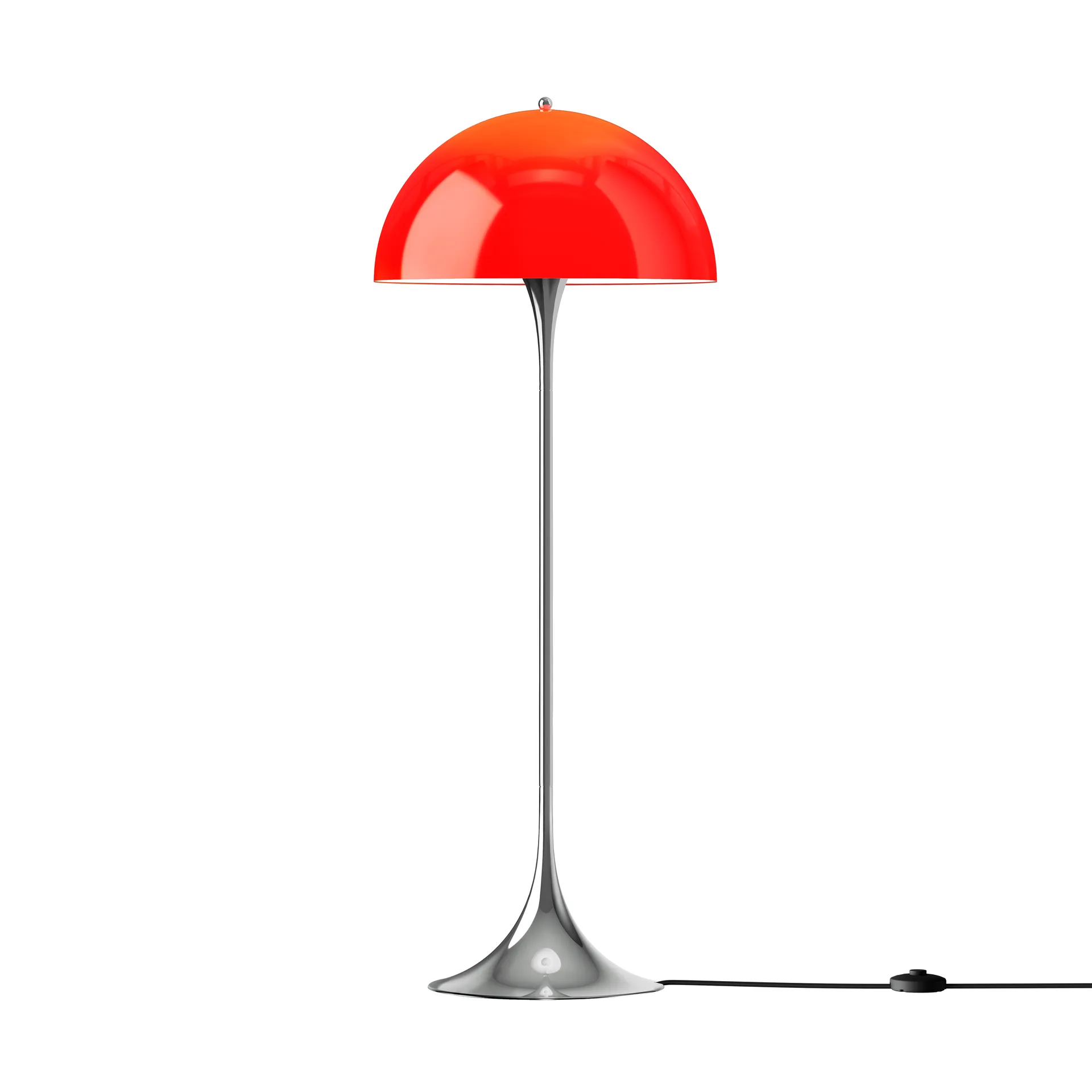 Panthella 500 candeeiro de pé, Original opal red Louis Poulsen