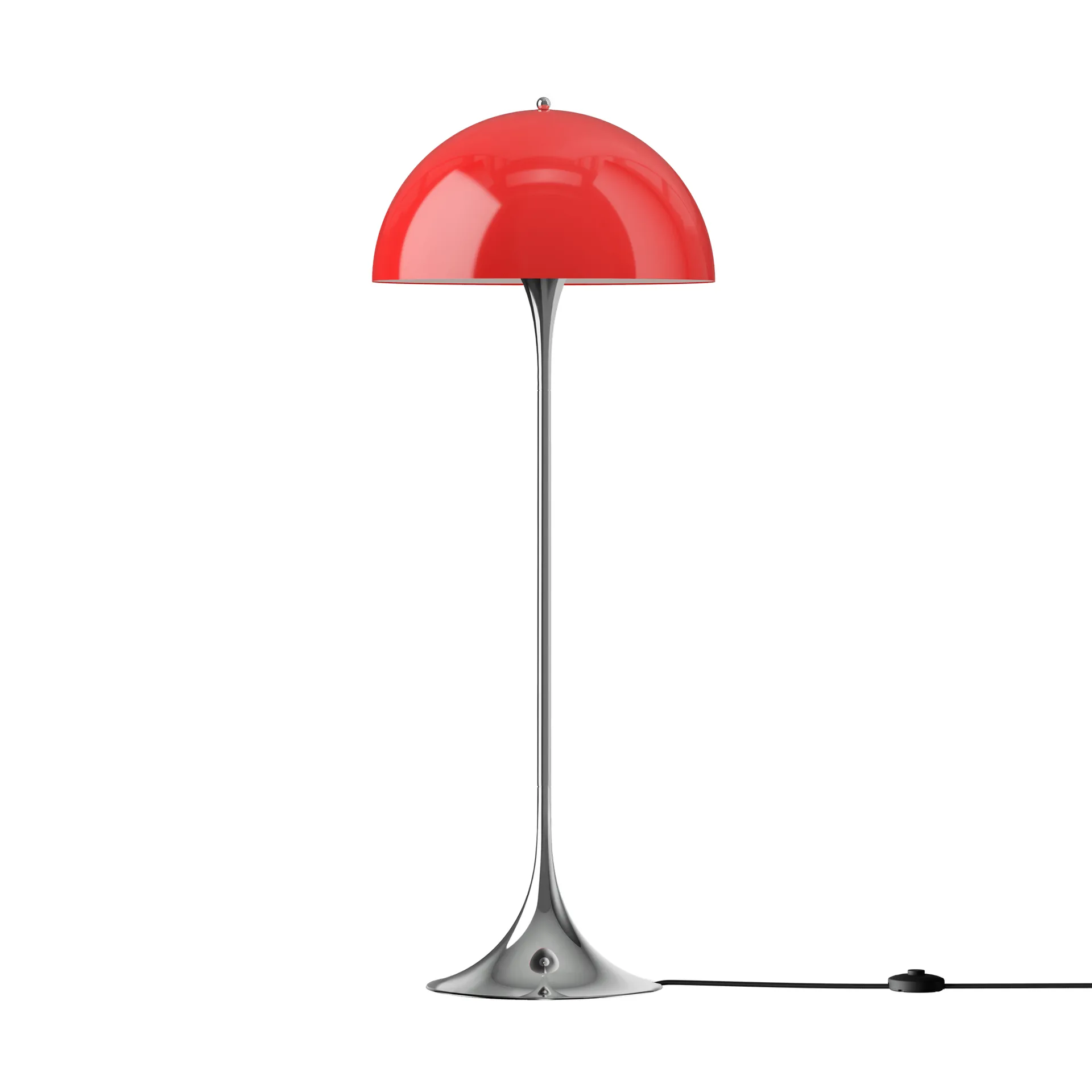 Panthella 500 candeeiro de pé, Original opal red Louis Poulsen