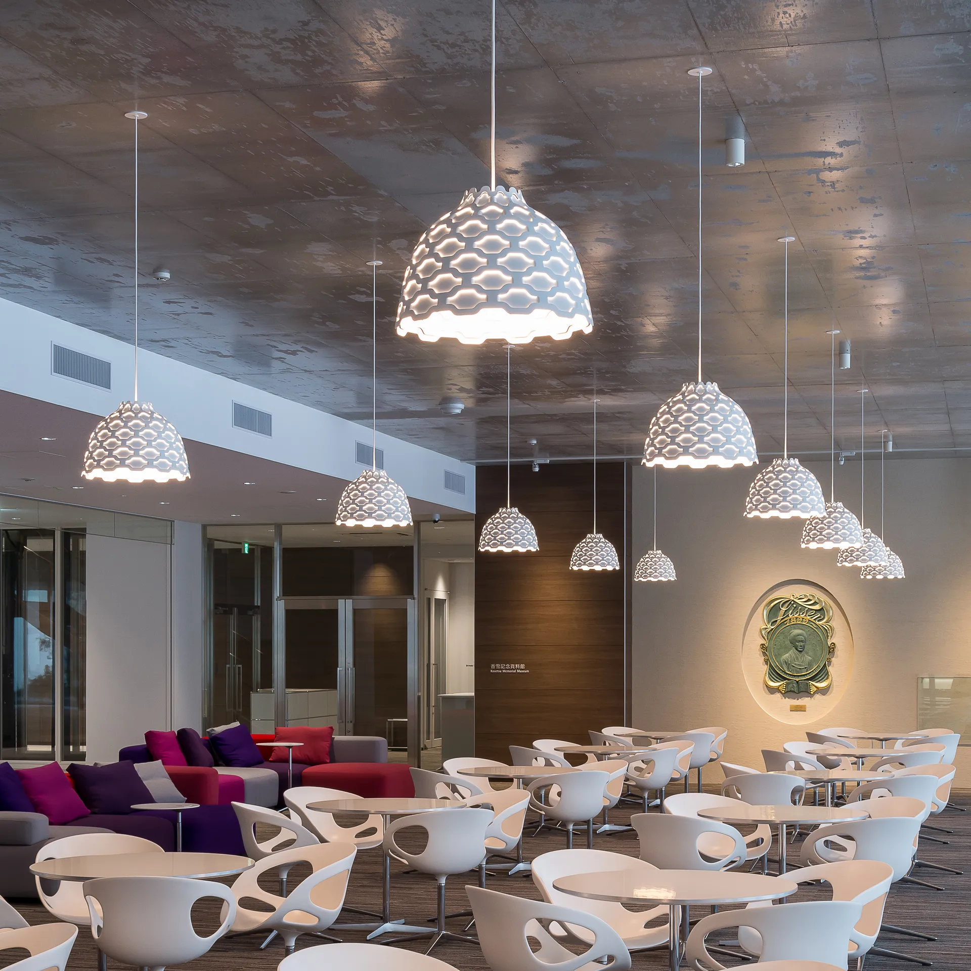 Pêndulo Ø44 cm LC Shutters , Branco Louis Poulsen