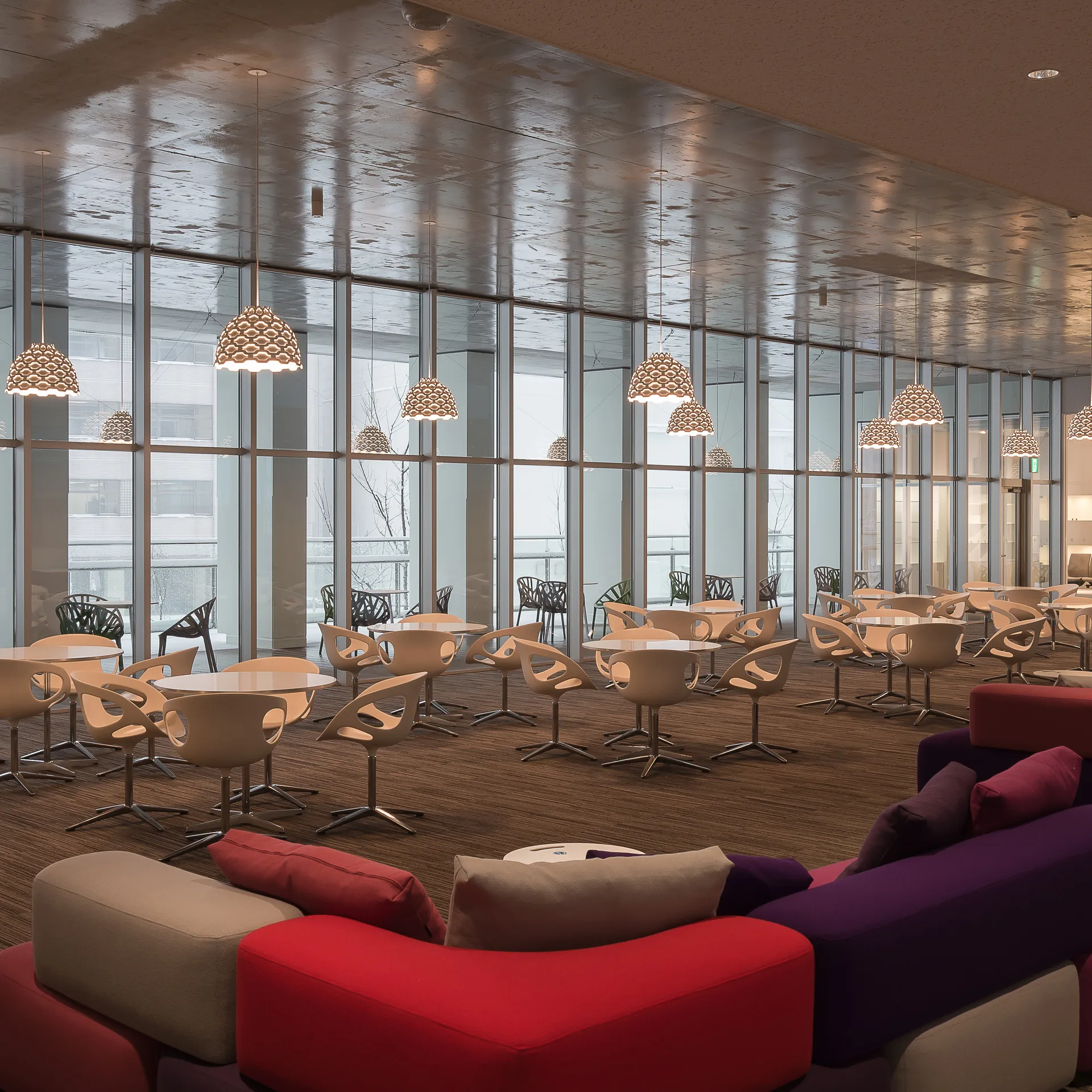 Pêndulo Ø44 cm LC Shutters , Branco Louis Poulsen