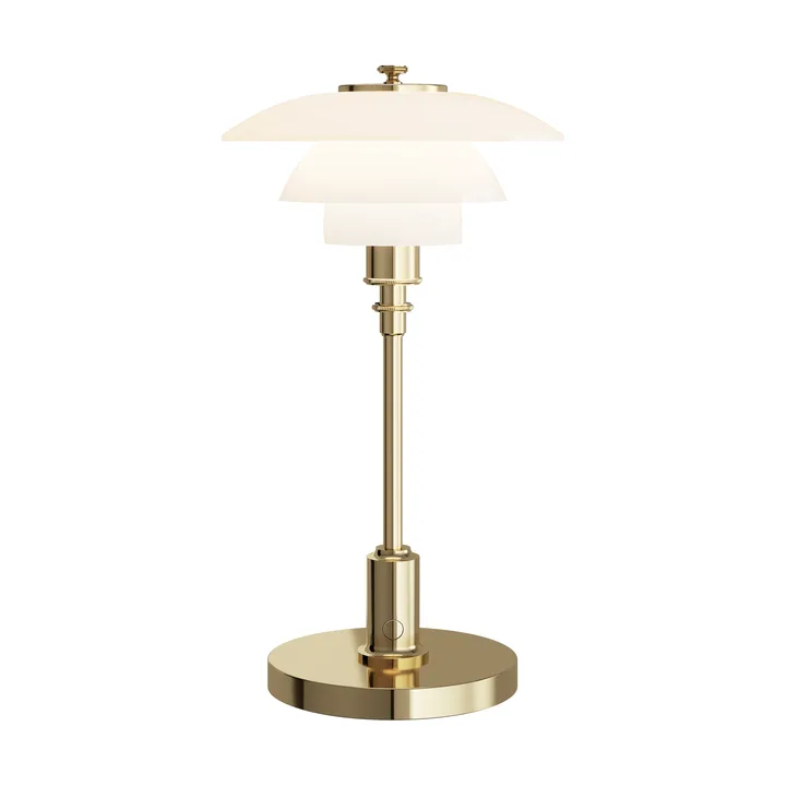 PH 1/1 candeeiro de mesa portátil - Banhado a latão - Louis Poulsen