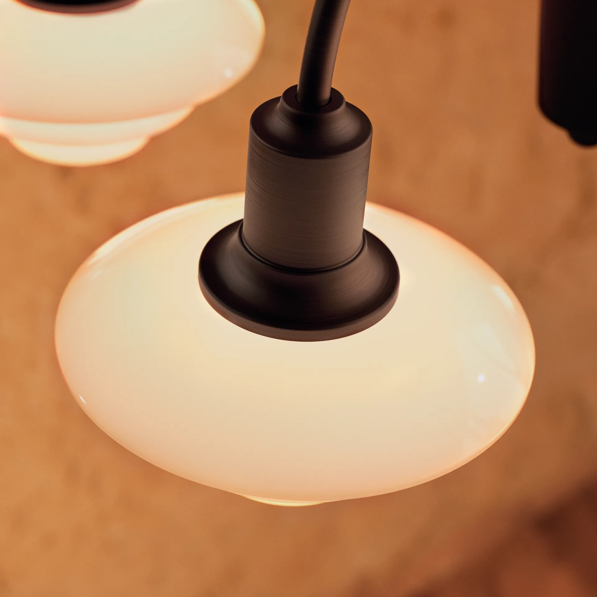 PH 1/1 Chandelier Centenary Edition lustre, Brass-dusty terracotta, 3 braços Louis Poulsen