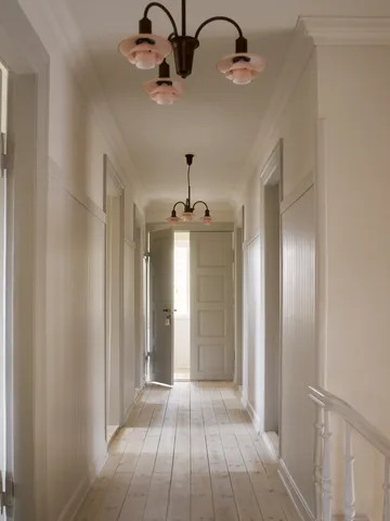 PH 1/1 Chandelier Centenary Edition lustre - Brass-dusty terracotta, 3 braços - Louis Poulsen