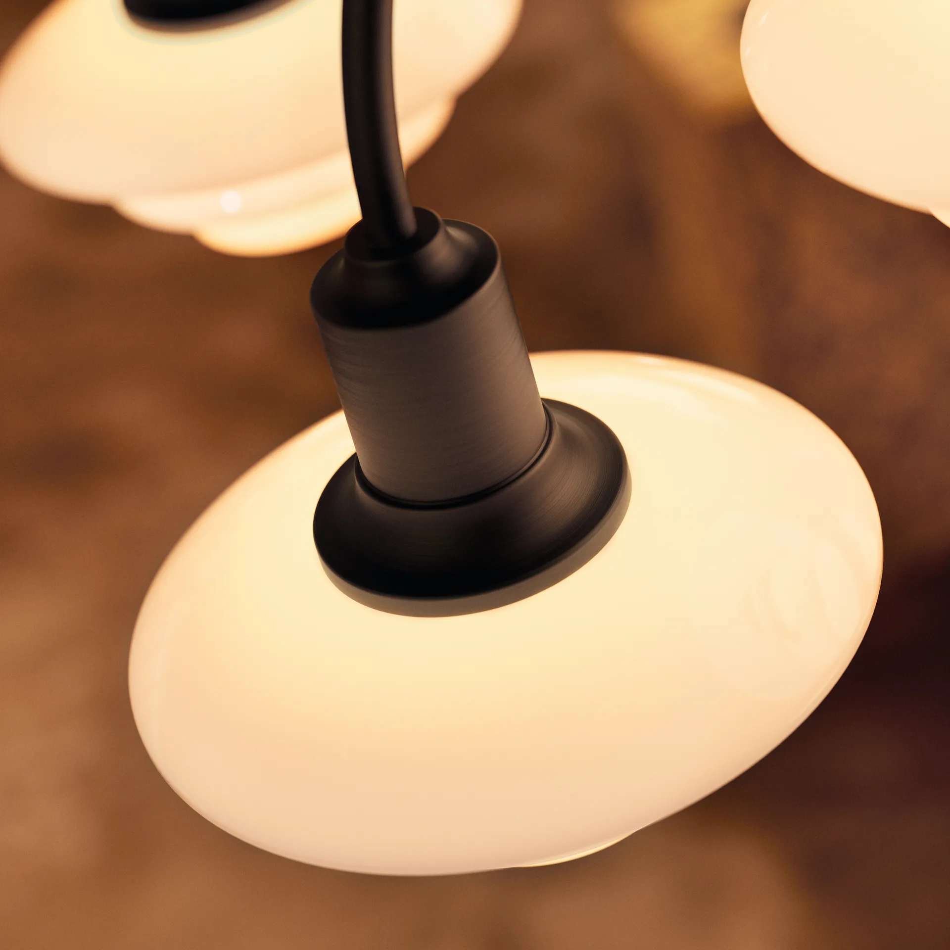 PH 1/1 Chandelier Centenary Edition lustre, Brass-dusty terracotta, 9 braços Louis Poulsen