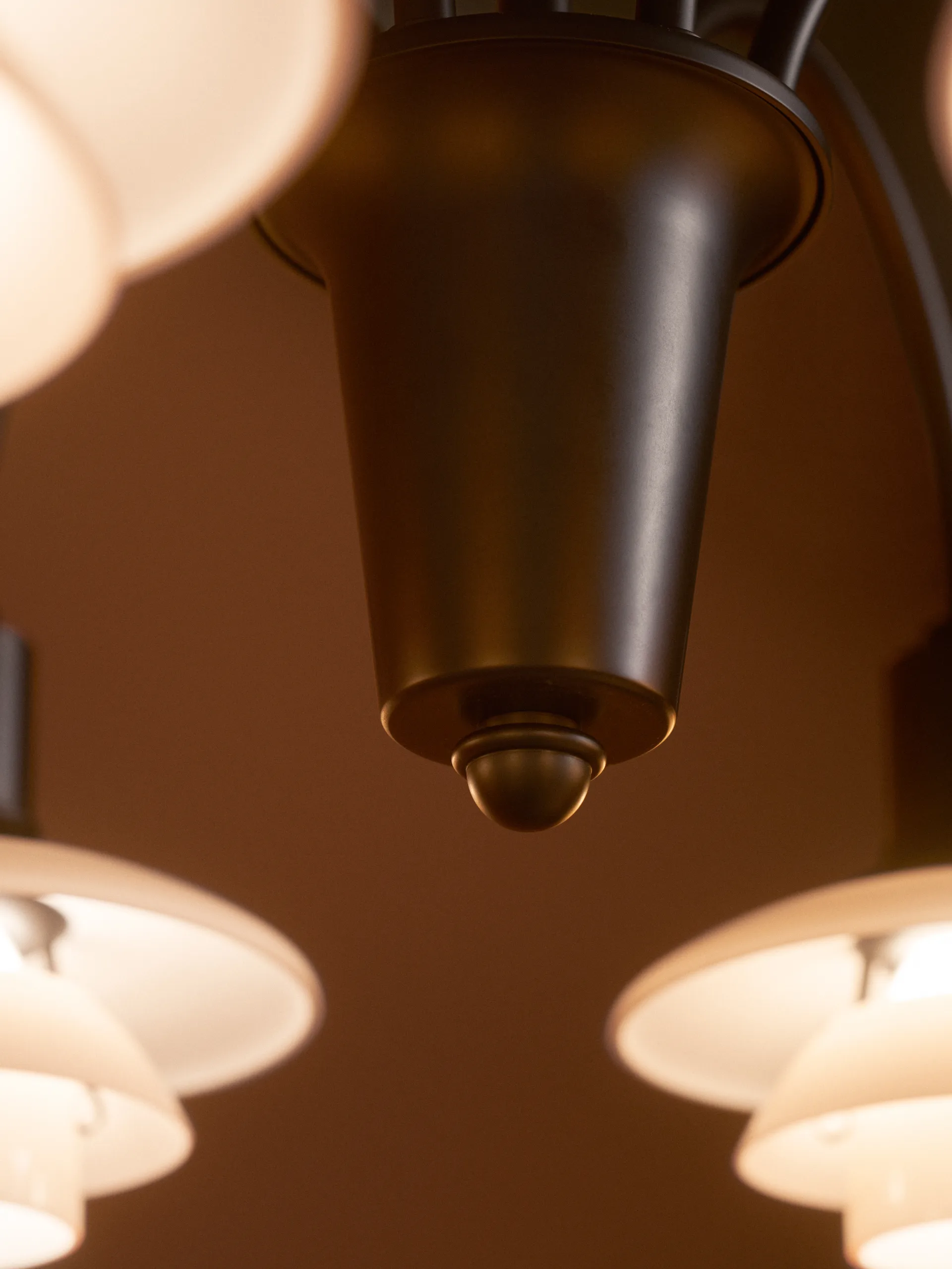 PH 1/1 Chandelier Centenary Edition lustre, Brass-dusty terracotta, 9 braços Louis Poulsen