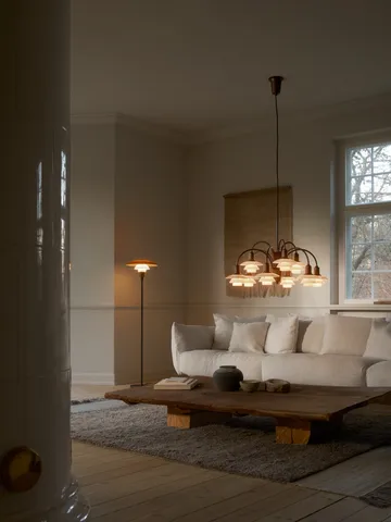 PH 3½-2½ candeeiro de pé Centenary Edition - Amber-opal white - Louis Poulsen