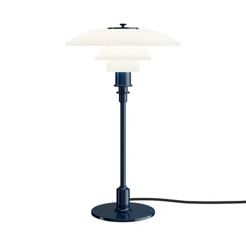PH 3/2 candeeiro de mesa  - Azul profundo glossy - Louis Poulsen