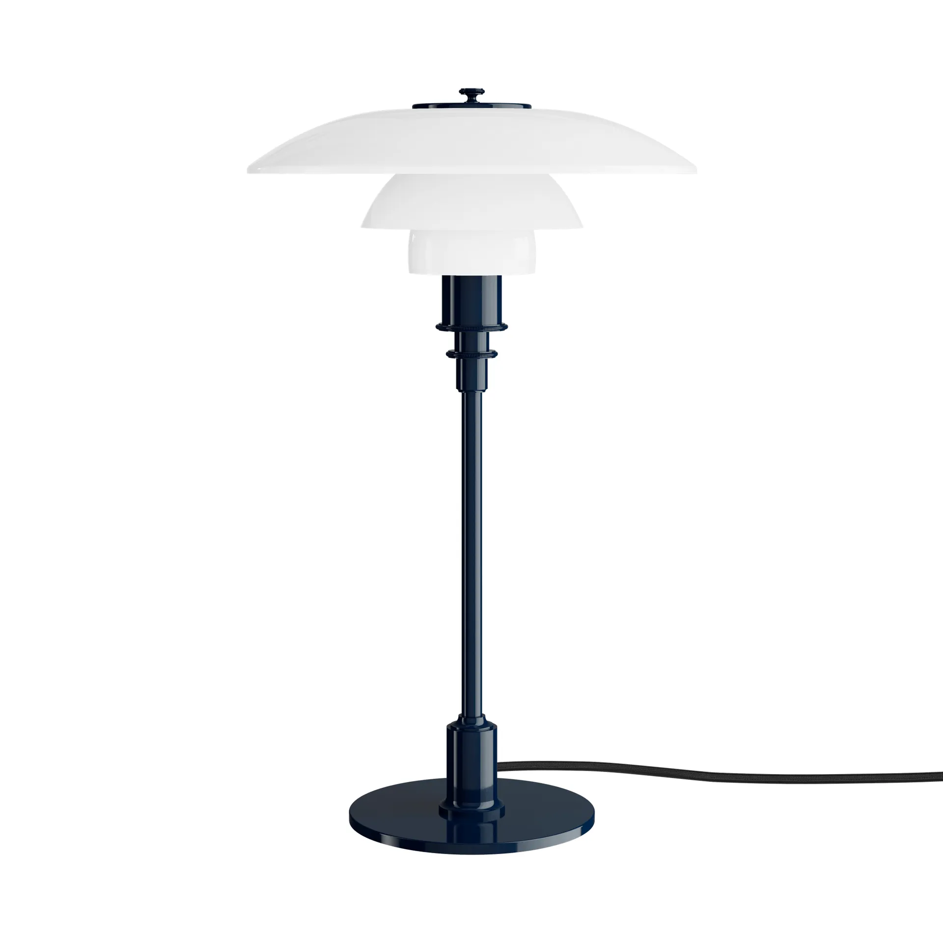 PH 3/2 candeeiro de mesa , Azul profundo glossy Louis Poulsen