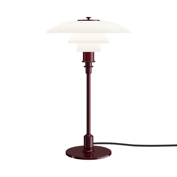 PH 3/2 candeeiro de mesa  - Bordeaux brilhante - Louis Poulsen