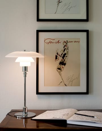 PH 3/2 candeeiro de mesa  - Cromado - Louis Poulsen