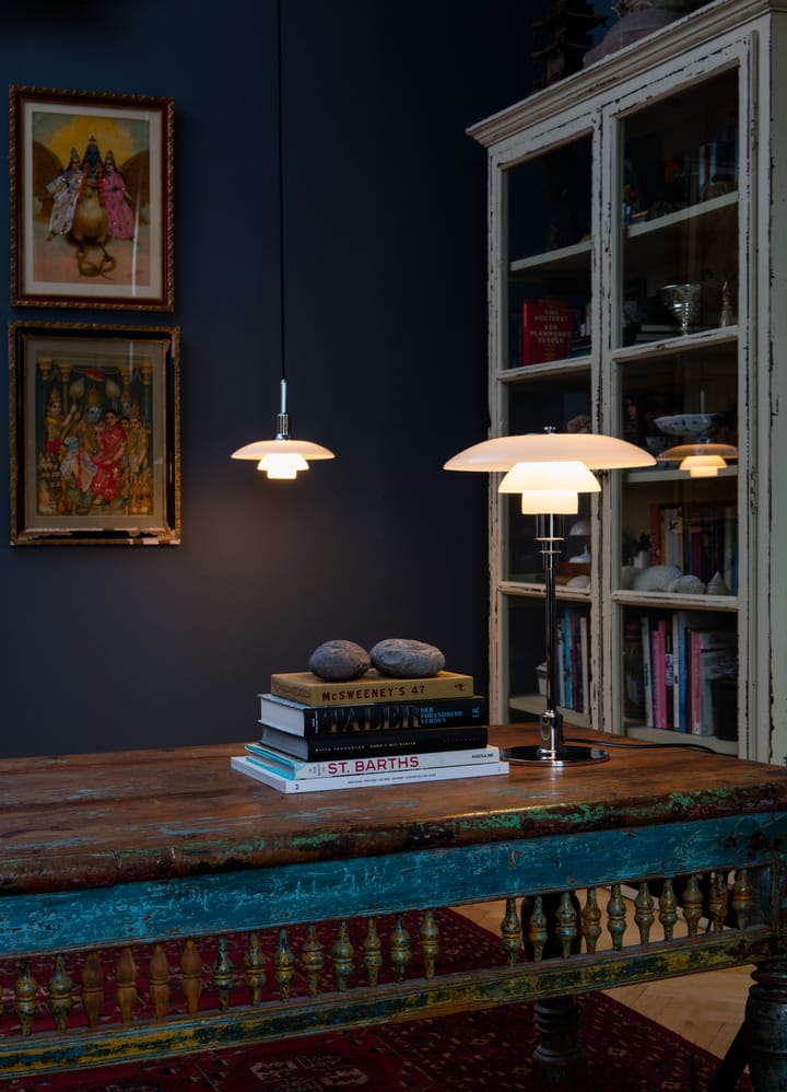 PH 3/2 candeeiro de mesa , Cromado Louis Poulsen