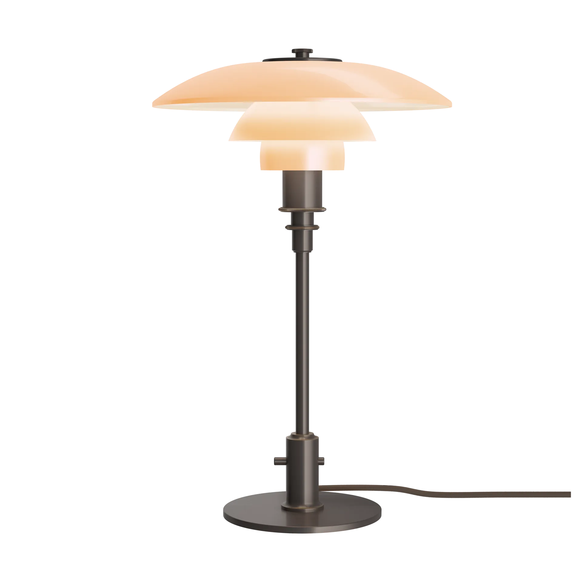 PH 3/2 candeeiro de mesa , Terracota empoeirada edição limitada Louis Poulsen