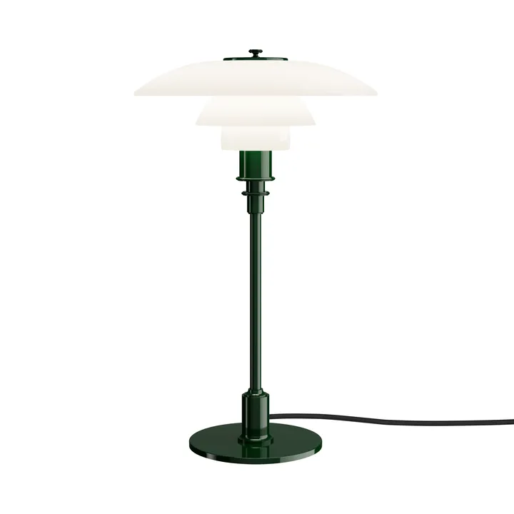 PH 3/2 candeeiro de mesa  - Verde escuro brilhante - Louis Poulsen