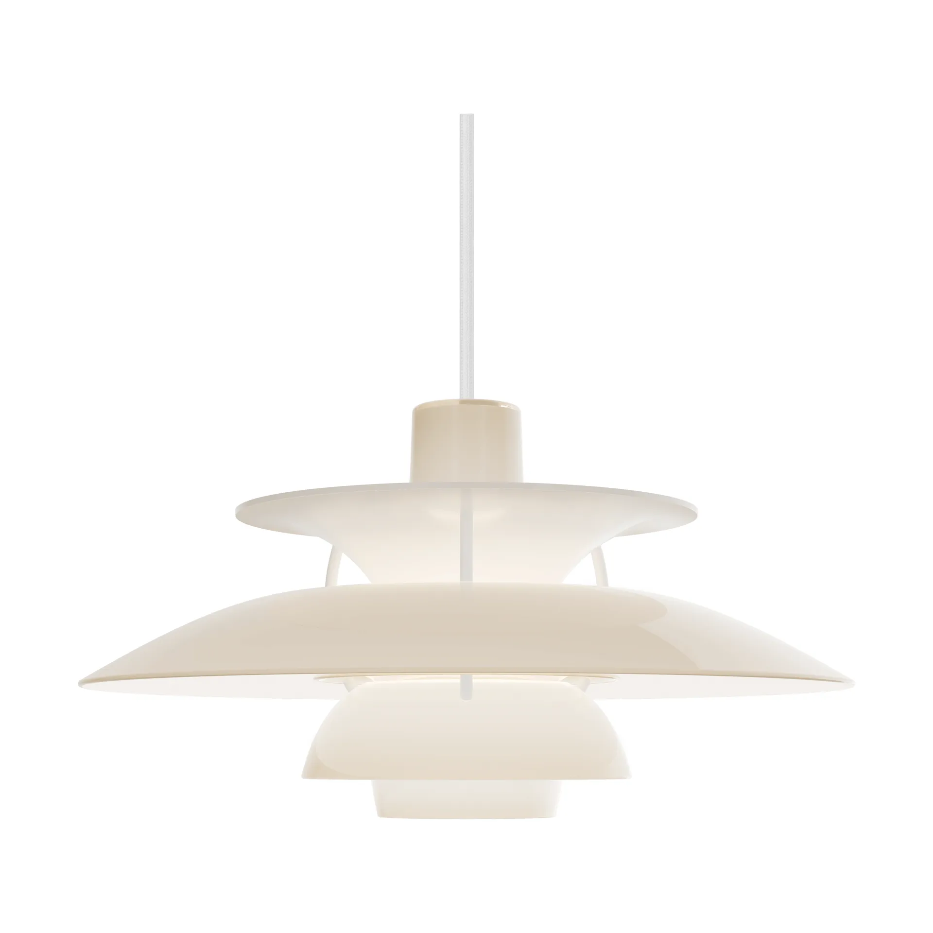 PH 5 candeeiro suspenso Ø32 cm, Opal bege Louis Poulsen