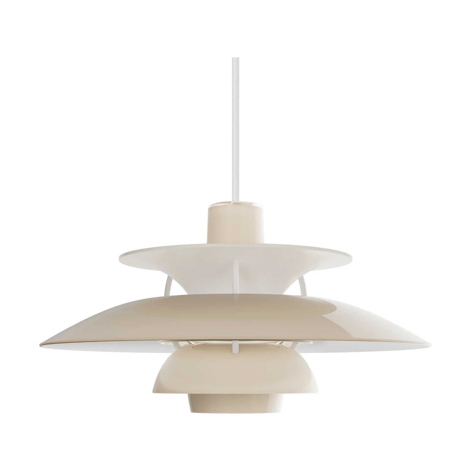 PH 5 candeeiro suspenso Ø32 cm, Opal bege Louis Poulsen
