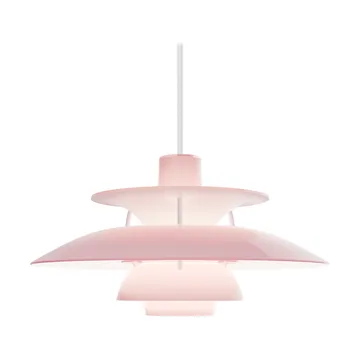 PH 5 candeeiro suspenso Ø32 cm - Opal rosa-pálido - Louis Poulsen