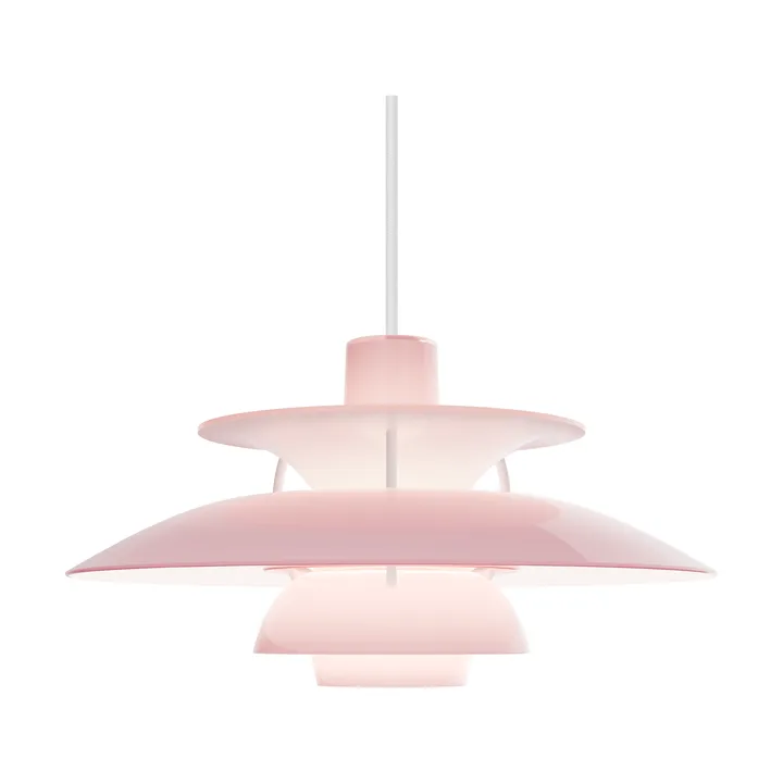 PH 5 candeeiro suspenso Ø32 cm - Opal rosa-pálido - Louis Poulsen