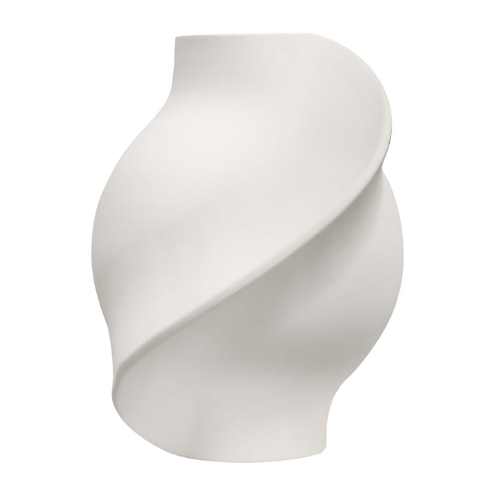 Vaso Pirout 01 22 cm - Raw White - Louise Roe