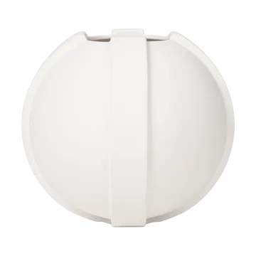 Vaso Vinci 01 29 cm - Raw White - Louise Roe