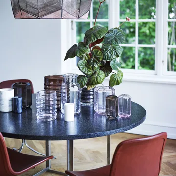 Vaso Willy Ø15x19,5 cm - Transparente - Louise Roe