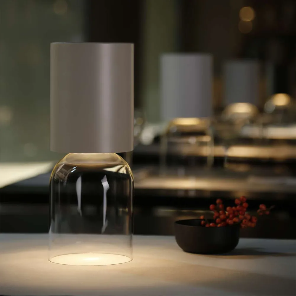 Candeeiro de mesa Nui Mini, sand Luceplan