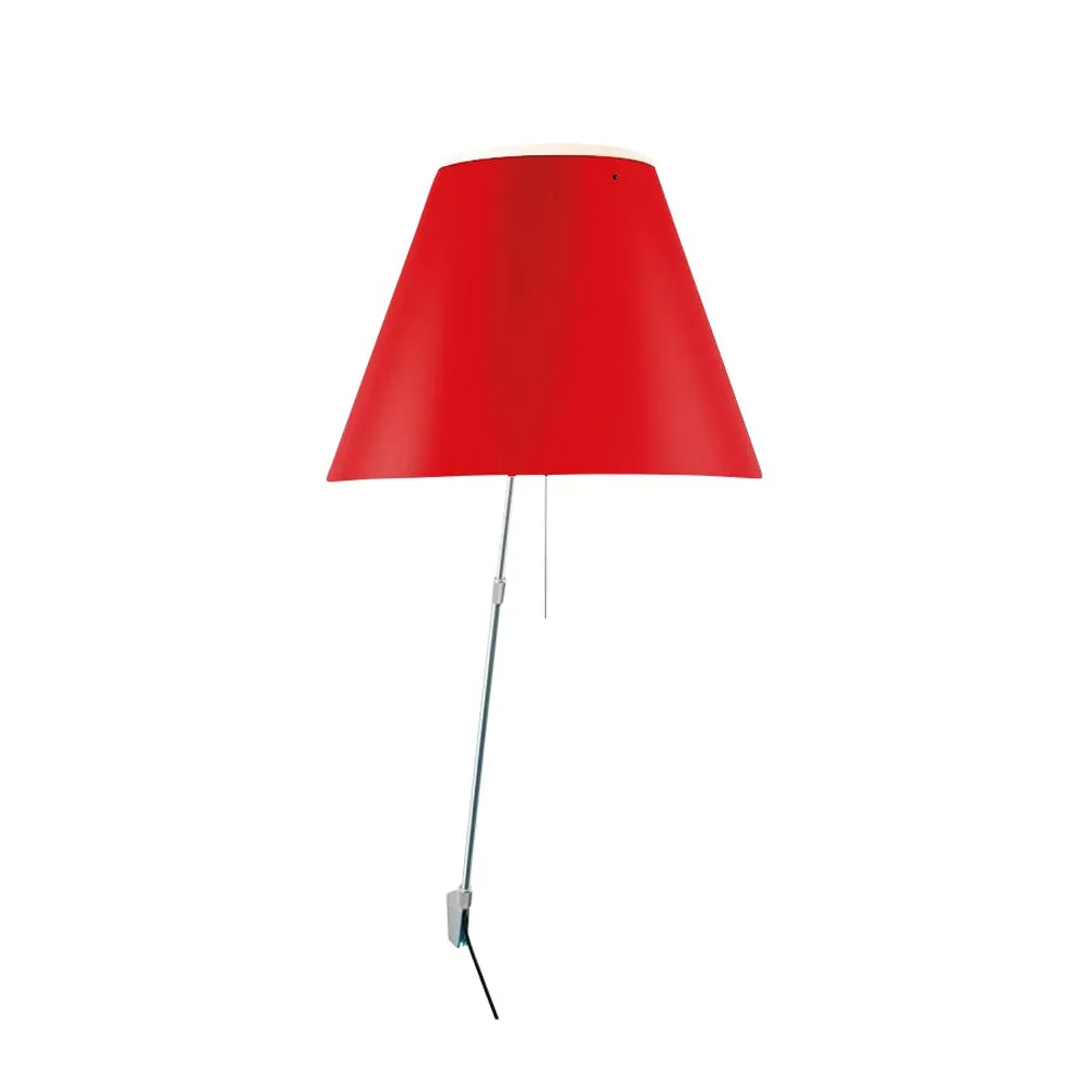 Candeeiro de parede Costanza D13 a, primary red Luceplan
