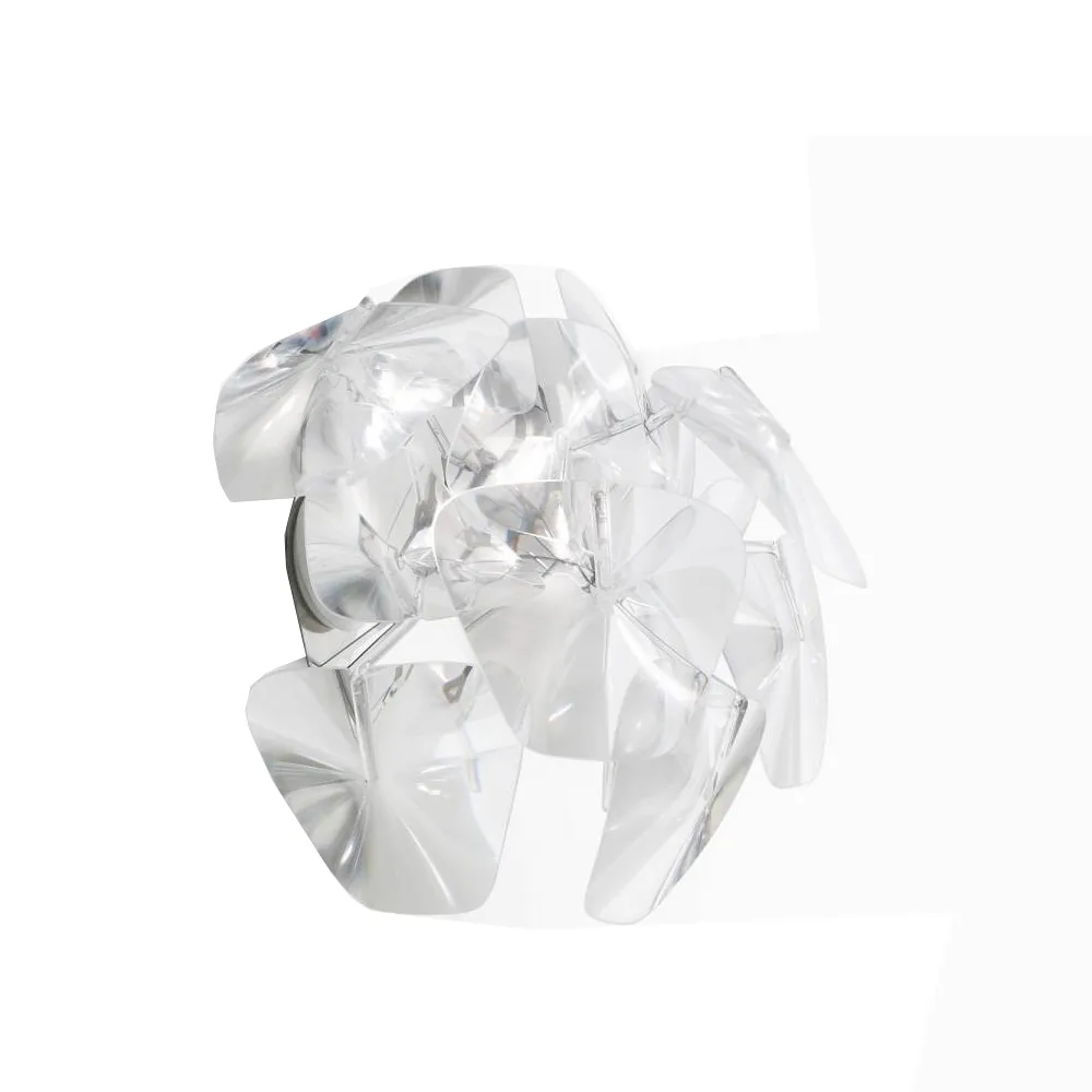 Candeeiro de parede Hope D66/8A, transparente Luceplan