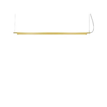 Candeeiro suspenso Compendium - latão, incl. dimmer de fases - Luceplan