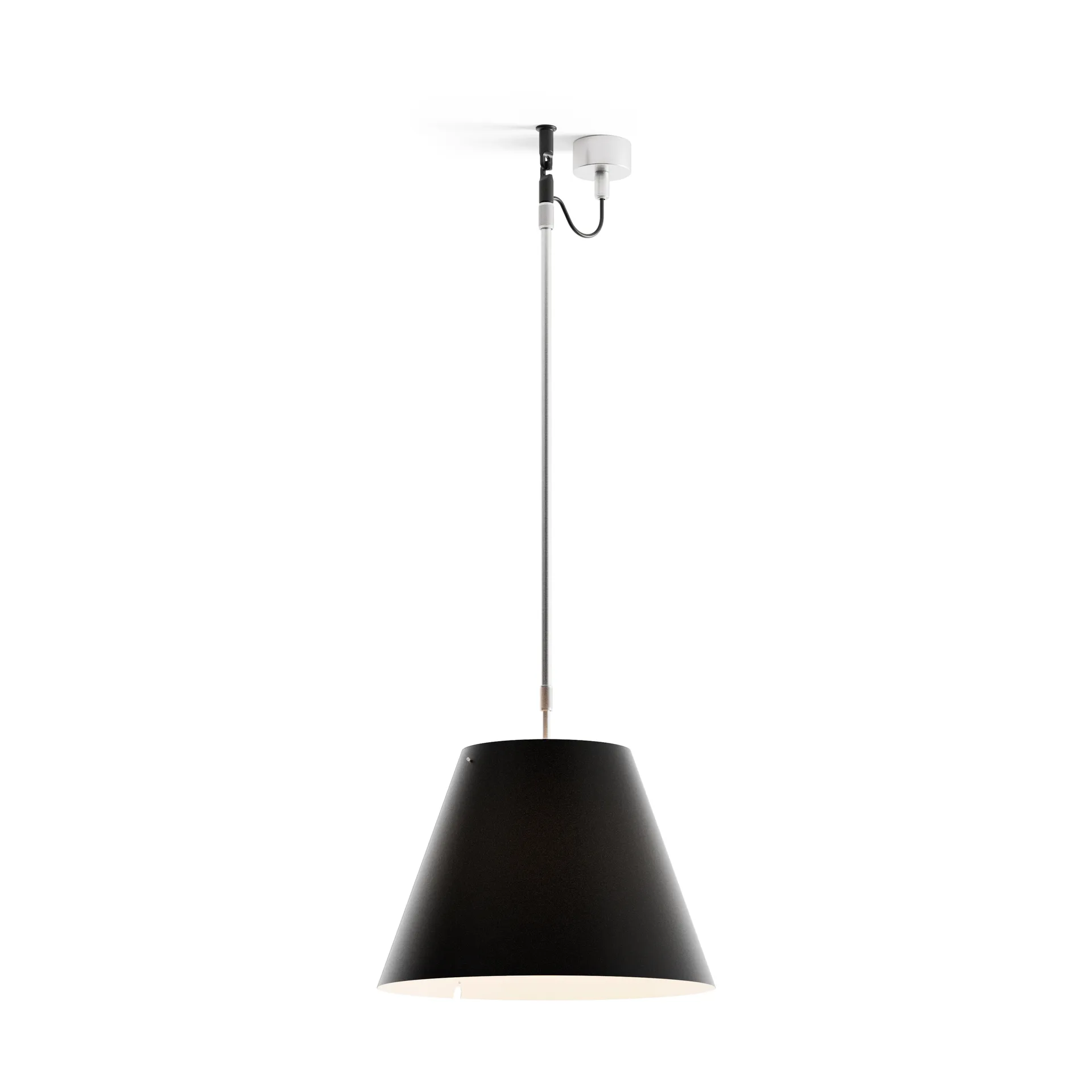 Candeeiro suspenso Costanza D13 s, liquorice Luceplan