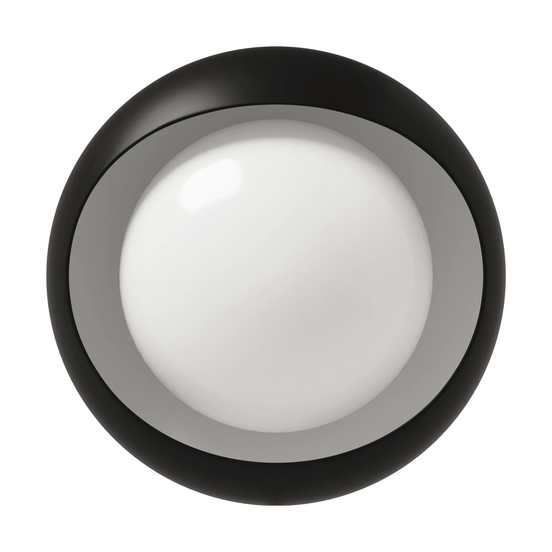 Candeeiro de parede Cornea 150, Black LYFA