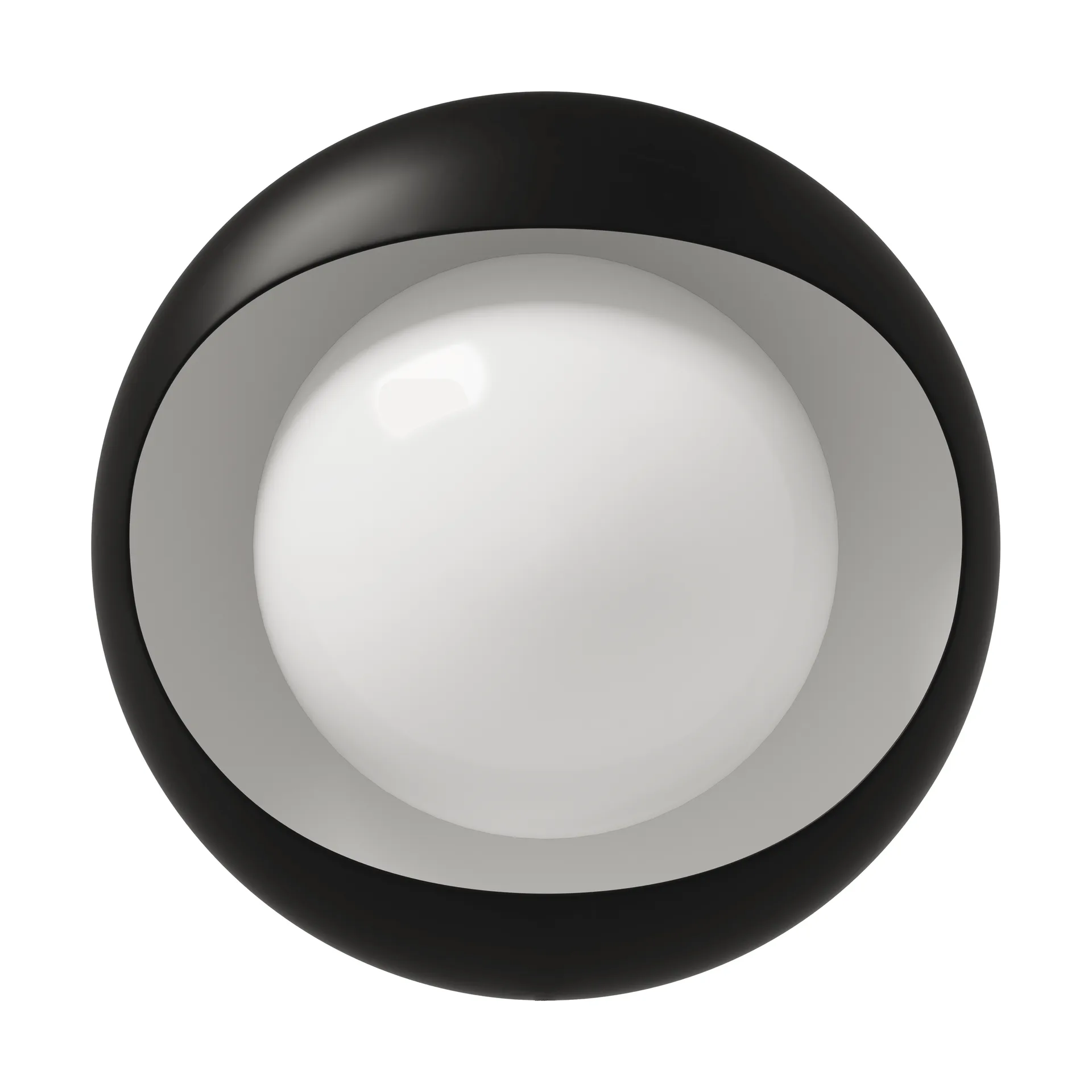 Candeeiro de parede Cornea 220, Black LYFA