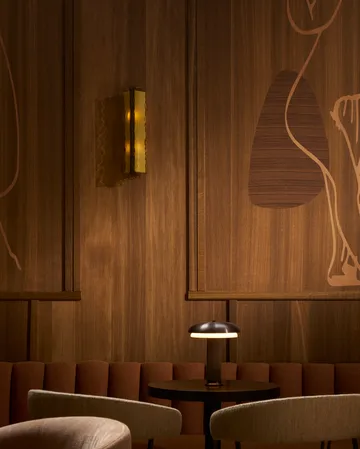 Noote candeeiro de mesa portátil - Bronze - LYFA