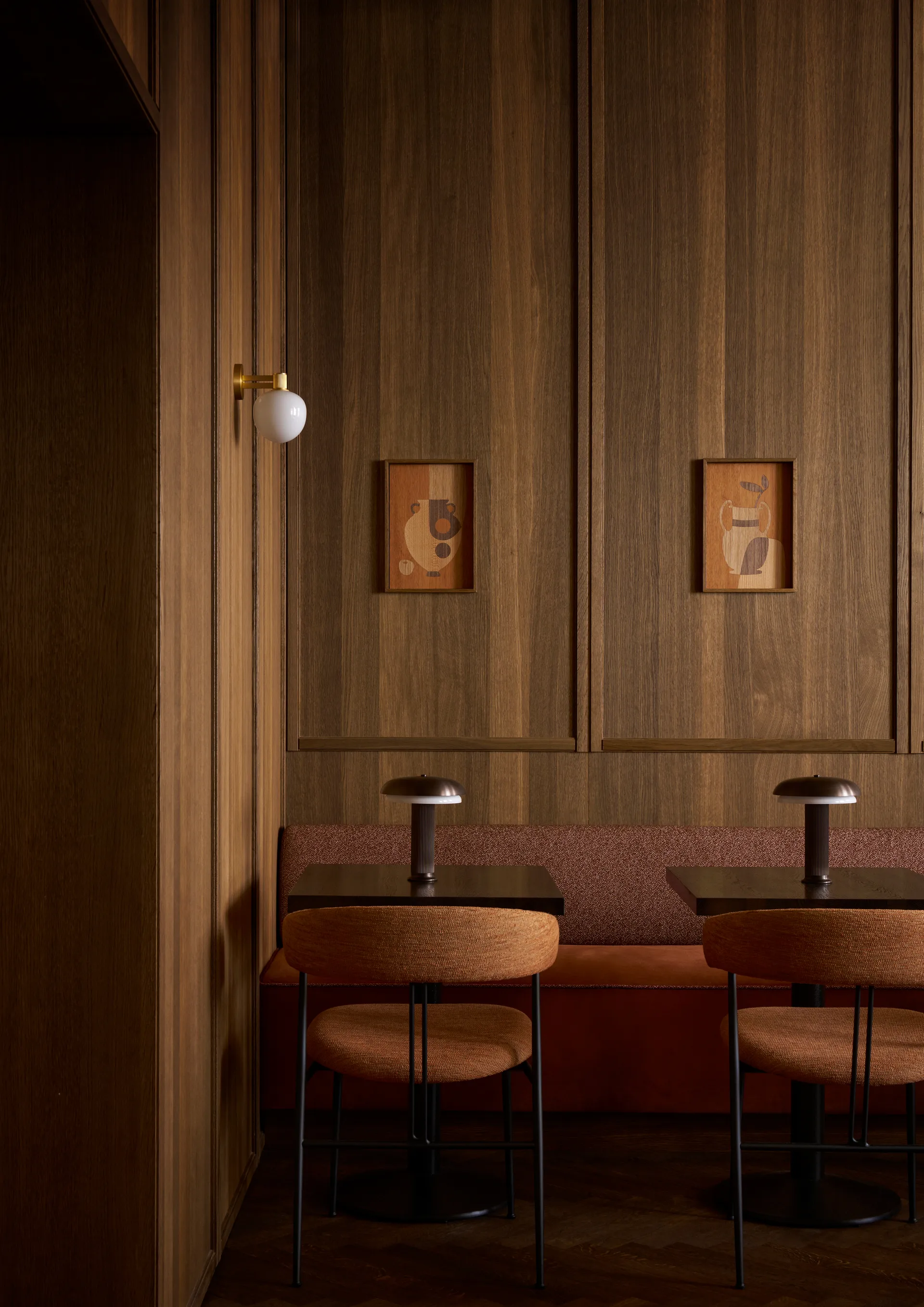 Noote candeeiro de mesa portátil, Bronze LYFA